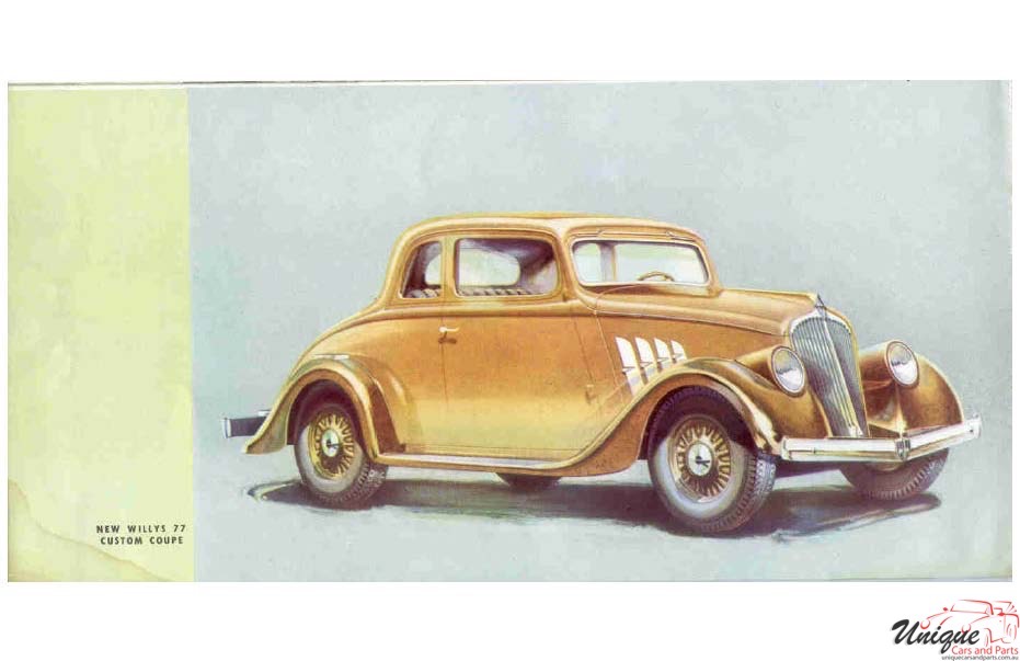 1933 Willys 77 Brochure Page 2